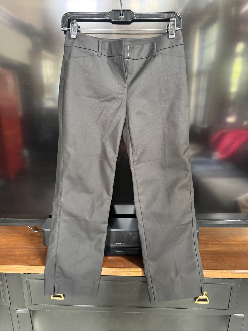 White House Black Market Black Straight-Leg Women’s pants